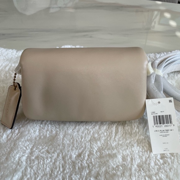 ‼️SOLD‼️ Coach Pillow Tabby 18 in Ivory - Picture 3 of 12